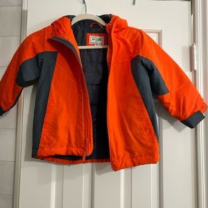Toddler cold weather shell/jacket